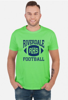 Riverdale Football - koszulka męska kolor & biały