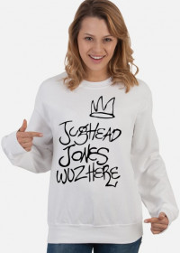 Jughead Jones Wuz Here - bluza biała damska
