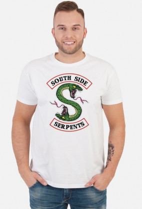 South Side Serpents - koszulka męska biała & kolor