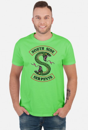 South Side Serpents - koszulka męska biała & kolor