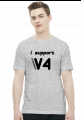 i support V4 - Intermarium (koszulka męska) ciemna grafika