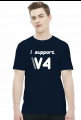 i support V4 - Intermarium (koszulka męska) jasna grafika