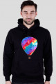 bluza z kapturem balon