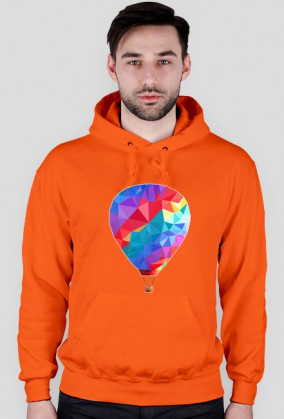 bluza z kapturem balon