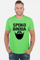 FUNPAL - SPOKO BRODA - koszulka męska czarny nadruk