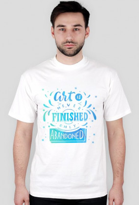 WO. T-shirt - Never Finished - Graphic Design