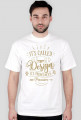 WO. T-shirt - Design is Passion - Graphic Design GOLD