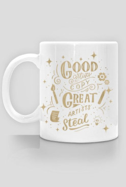 Wo. Cup - Great Artist Steal - Graphic Designer GOLD