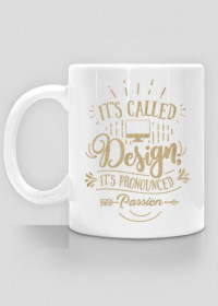 WO. Cup - Design it's Passion - Graphic Designer GOLD