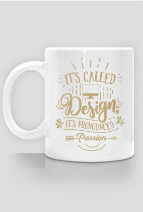 WO. Cup - Design it's Passion - Graphic Designer GOLD
