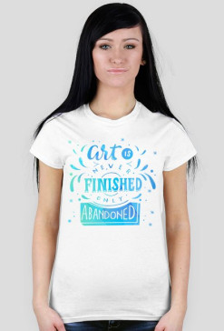 WO. T-shirt - Never Finished - Graphic Design