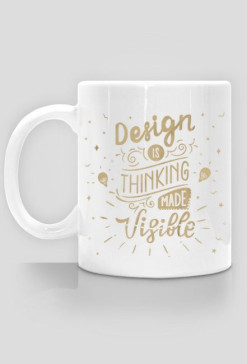 WO. Cup - Thinking made visible - Graphic Designer GOLD