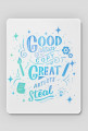 WO. Pad - Great Artists Steal - Graphic Designer Color