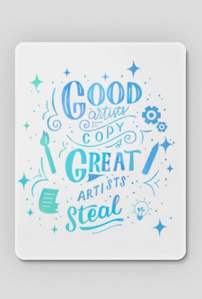 WO. Pad - Great Artists Steal - Graphic Designer Color