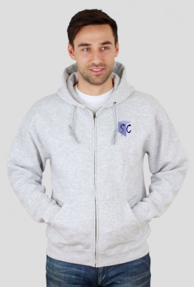 SC- rozpinana bluza z kapturem