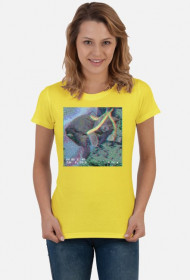 Banana cat female shirt 2
