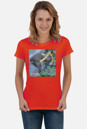 Banana cat female shirt 2