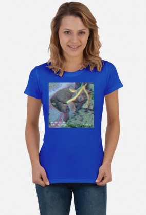 Banana cat female shirt 2
