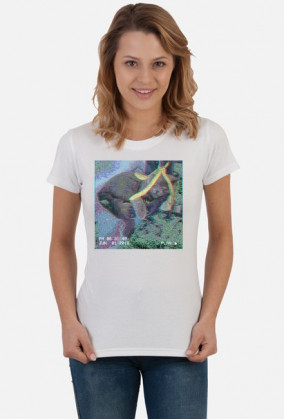 Banana cat female shirt 2