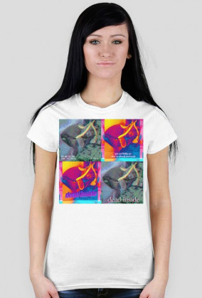 Banana cat collage female shirt