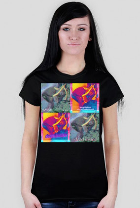 Banana cat collage female shirt