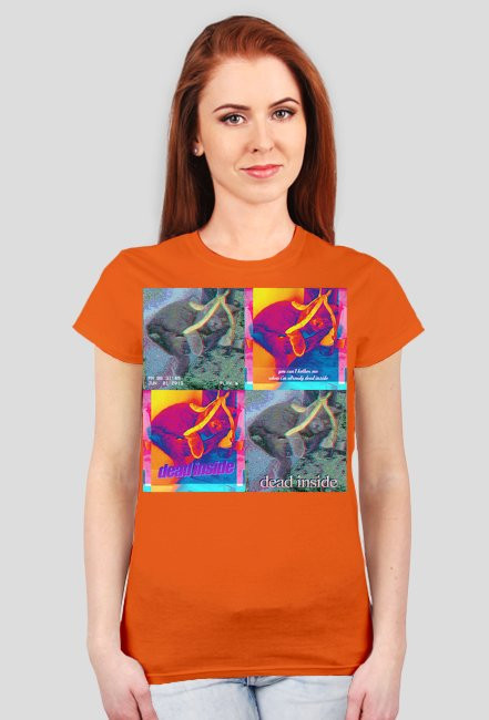 Banana cat collage female shirt