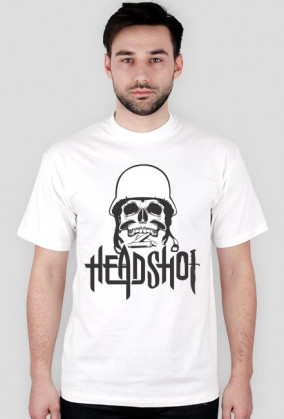 Cs head shot counter strike - koszulka męska