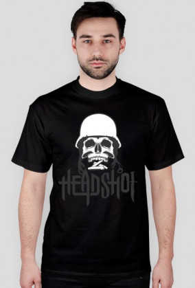 Cs head shot counter strike - koszulka męska