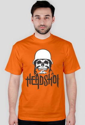 Cs head shot counter strike - koszulka męska