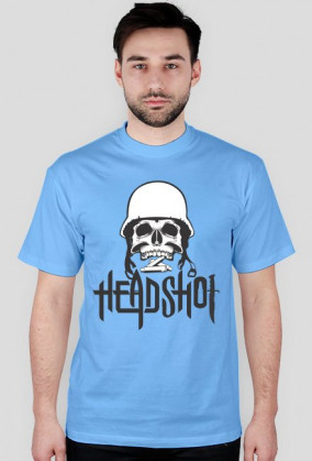 Cs head shot counter strike - koszulka męska