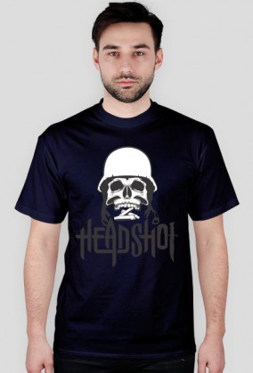Cs head shot counter strike - koszulka męska