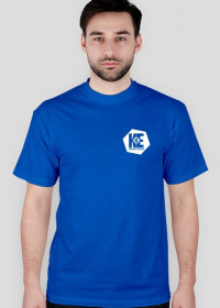 Koszulka K&E - niebieska
