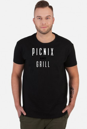 Picnix and grill - koszulka na grilla| Parodia Netflix and Chill