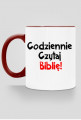 Kubek Codziennie Czytaj Biblię kolorowe ucho idealny na prezent