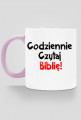 Kubek Codziennie Czytaj Biblię kolorowe ucho idealny na prezent