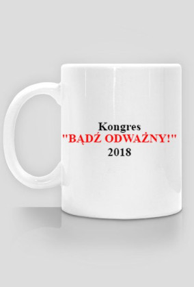 Kubek Kongres Świadków Jehowy 2018 "Bądź odważny"
