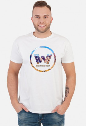 Westworld logo - koszulka męska
