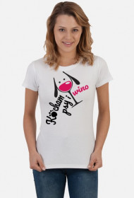 Kocham Psy i Wino - koszulka