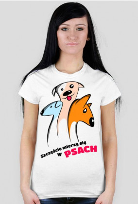 Szczęście mierzy się w psach - koszulka