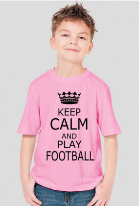 Koszulka dla fana piłki nożnej KEEP CALM AND PLAY FOOTBALL 2