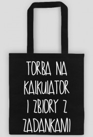 Torba czarna - NA KALKULATOR