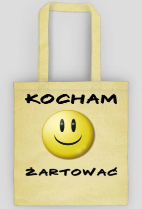 Torba EKO "Kocham żartować"