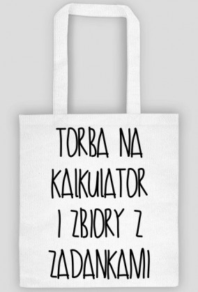 Torba biała - NA KALKULATOR