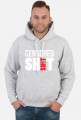 Bluza męska ze śmiesznym nadrukiem na prezent - Censored Sh*t