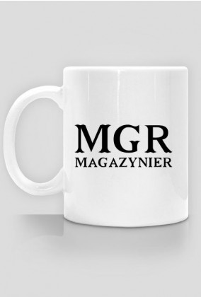 MGR magazynier kubek