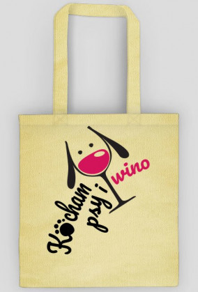 Kocham Psy i Wino - Eko torba