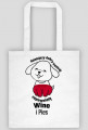 Dzisiejszy dobry nastrój zapewniają Wino i Pies - Eko torba