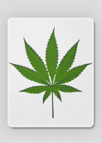 Podkładka pod myszkę z liściem Marihuany