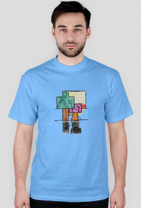 koszulka minecraft - drzewka - męska