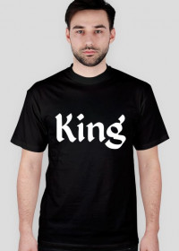 T-shrt męski "King" - czarny